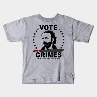 Vote Grimes He Keeps His Promises Kids T-Shirt